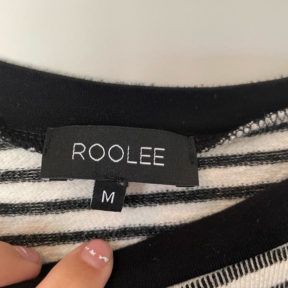 BASIC STRIPED ROOLEE TEE SIZE M - Picture 6 of 7